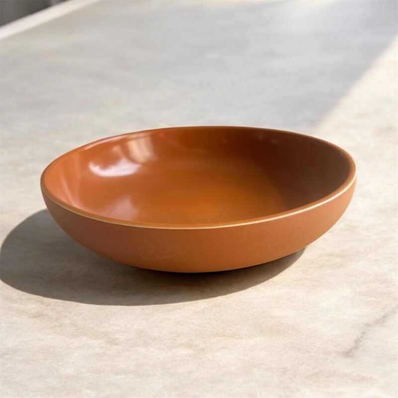 l’assiette en céramique terracotta 'Tozeur' 20x4 cm