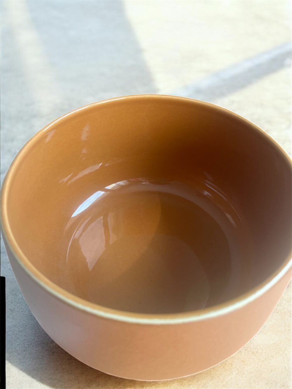 Saladier en céramique terracotta "Ramla"