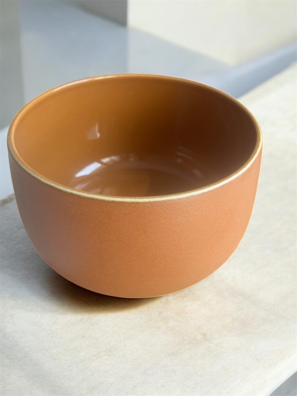 Saladier en céramique terracotta "Ramla"