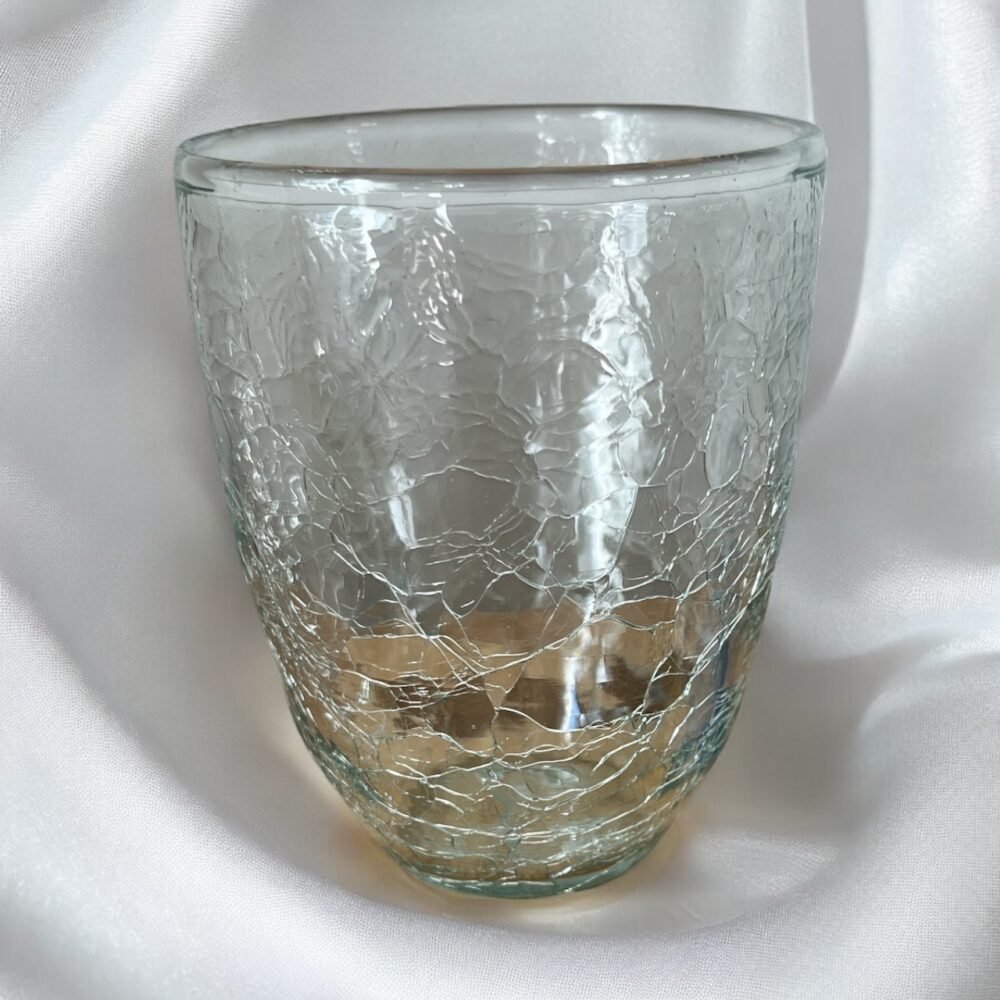 Verre soufflé craquelé baya